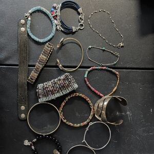 Mixed Women’s Bracelets(15) in Multicolor — Assorted Styles